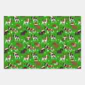 KerstCavalier King Charles Spaniel Inpakpapier Vel (Voorkant 2)