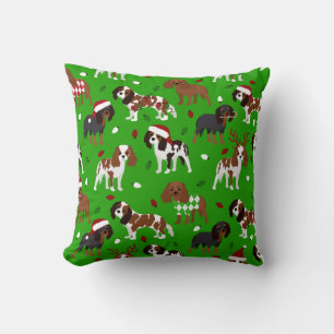 KerstCavalier King Charles Spaniel Kussen