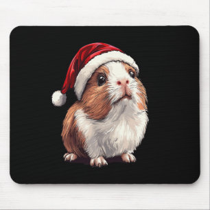 Kerstcavia houdt van kerstpajama cavia muismat