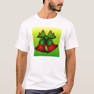Kerstcellen in wit t-shirt