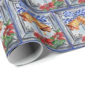 Kerstcellen met muis cadeaupapier (Rol Hoek)