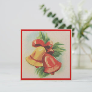 Kerstcellen uit de jaren veertig feestdagenkaart