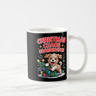 Kerstchaos Coördinator Xmas Puppy Grappig Shi-o Koffiemok
