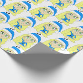 Kerstchibi Cadeaupapier (Hoek)