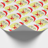 Kerstchibi Cadeaupapier (Hoek)