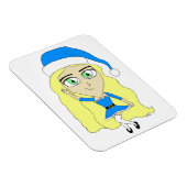 Kerstchibi Magneet (Rechterzijde)