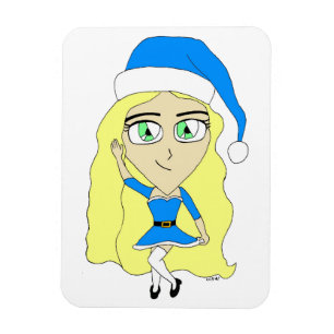 Kerstchibi Magneet