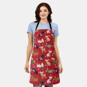 Kerstchihuahua All Coats Schort (Gedragen)