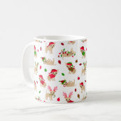 Kerstchihuahuas Koffiemok (Voorkant links)