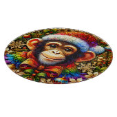 KERSTCHIMPANSEE ~ Snijplank (Hoek)