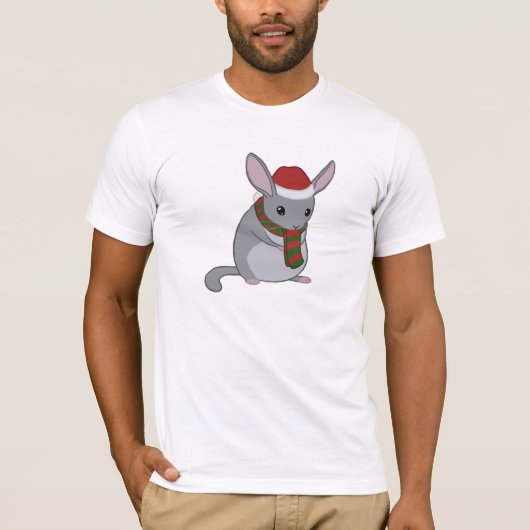 KerstChinchilla T-shirt (Voorkant)