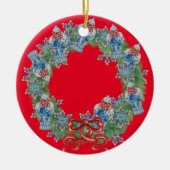 KerstChinoiserie Ginger Jar Jars Keramisch Ornament (Voorkant)