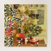 Kerstchippendale Legpuzzel (Horizontaal)