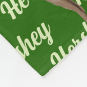 Kerstchocolade Lab met de naam Dog Fleece Deken (Hoek)