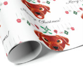 kerstchocolade labrador Retriever Cadeaupapier (Rol Hoek)