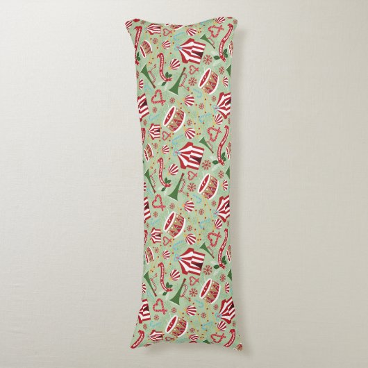 kerstcircus lichaamskussen (Voorkant Verticaal)