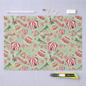 kerstcircus tissuepapier (Craft)