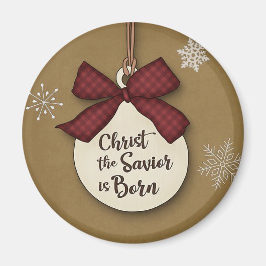 Kerstcirkel Magnet Magneet (Voorkant)