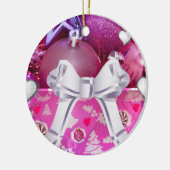 kerstcirkelversiering keramisch ornament (Links)