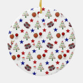 kerstcirkelversiering keramisch ornament (Achterkant)