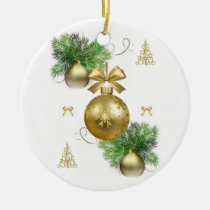 kerstcirkelversiering keramisch ornament