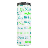 kerstcitaat Fun Naughty of Nice Thermosbeker (Achterkant)