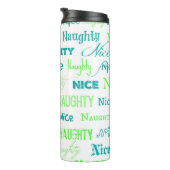 kerstcitaat Fun Naughty of Nice Thermosbeker (Geroteerd rechts)