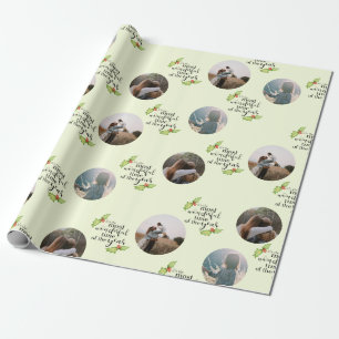 Kerstcitaat het meest wonderbaarlijke tijdkaartje cadeaupapier