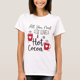 Kerstcitaten Hot Chocolate T-shirt