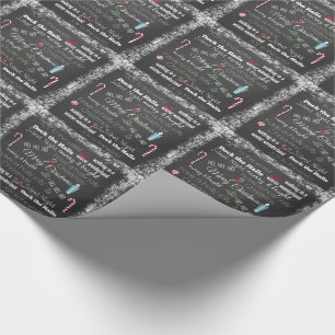 Kerstcitoentyppografie Cadeaupapier
