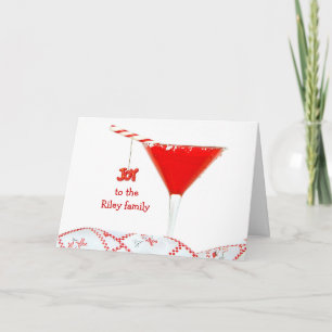 kerstcocktail feestdagen kaart