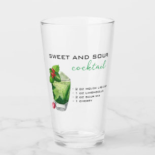 Kerstcocktail Recipe Green Drink Glas