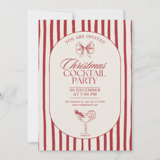 Kerstcocktailparty-uitnodiging