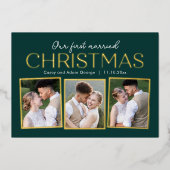 Kerstcollage ECHT FOLIE Kerstfoto kaart (Voorkant)