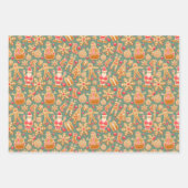 kerstcollage inpakpapier vel (Voorkant 2)