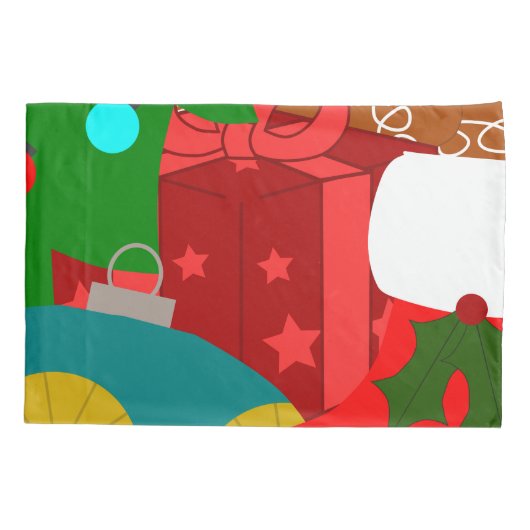 kerstcollage kussensloop (Achterkant)