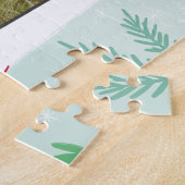 Kerstcollage met huisdier legpuzzel (Zijkant)