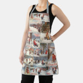  kerstcollage op de winter schort (Insitu)