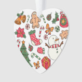 kerstcollage op maat ornament (voorkant)