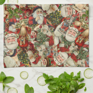 kerstcollage theedoek