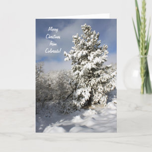 Kerstcolorado-kaart Feestdagen Kaart