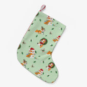 Kerstcorgis Stocking Kleine Kerstsok (Voorkant (Hangend))