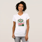 Kerstcruisemodus op schip Kerstmis 2024 T-shirt (Voorkant volledig)