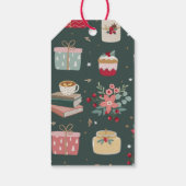 Kerstcupcake Holiday Goodies personaliseren Gift Cadeaulabel (Achterkant)