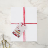 Kerstcupcake Holiday Goodies personaliseren Gift Cadeaulabel (Met Touw)