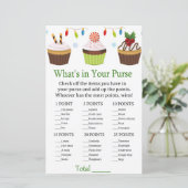 kerstcupcakes Wat zit er in je handtas? (Staand voorkant)