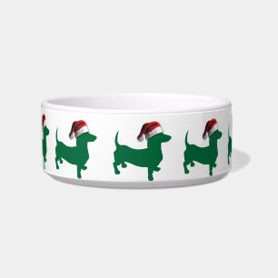 kerstdachshund Doxies Voerbakje