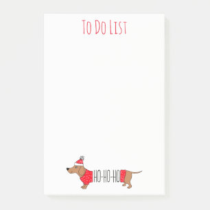Kerstdachshund Post-it® Notes