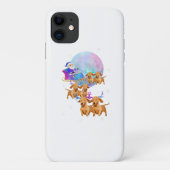 Kerstdachshund Reindeer Santa Dog Mam Case-Mate iPhone Case (Achterkant)