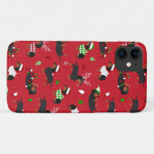 kerstdachshunds Red Case-Mate iPhone Case (Achterkant (horizontaal))
